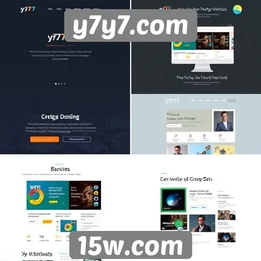 Evolução do design do site y7y7.com ao longo do tempo